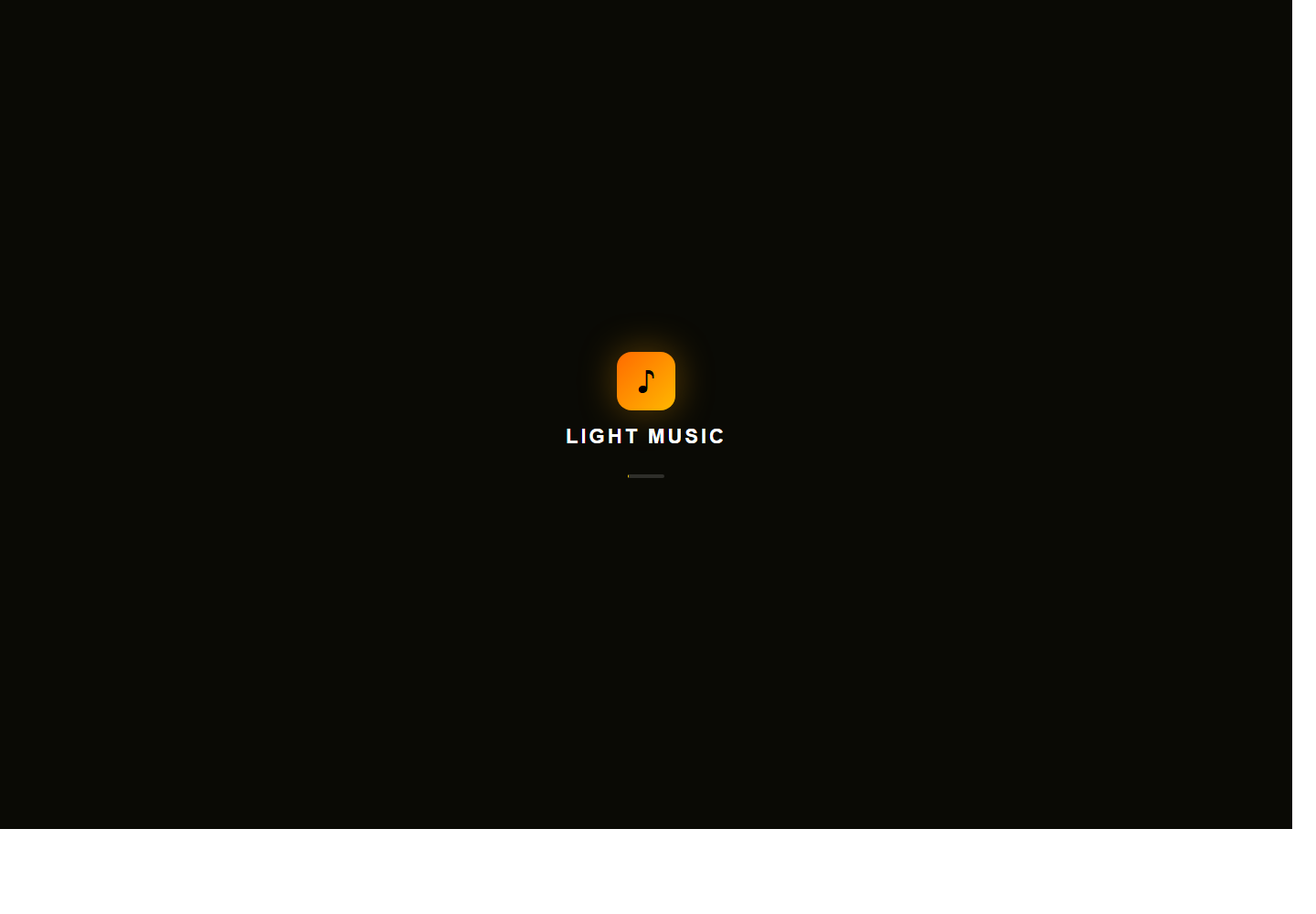 Light Music app screenshot