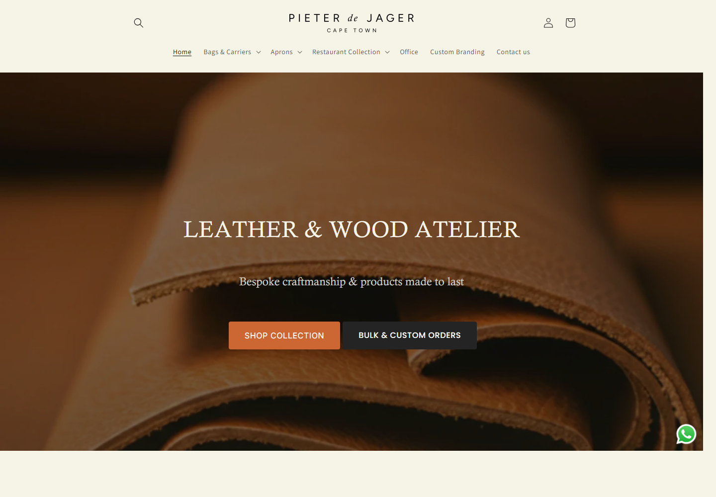 Pieter De Jager website screenshot
